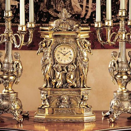 DESIGN TOSCANO Chateau Chambord Clock KY5026